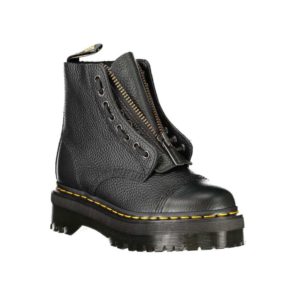 Dr. Martens Black Leather Unisex Ankle Boot Dr. Martens