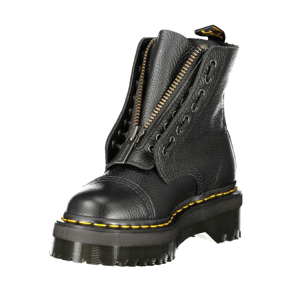 Dr. Martens Black Leather Unisex Ankle Boot Dr. Martens