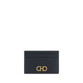 Ferragamo Black Calf Leather Bos Taurus Wallet Ferragamo