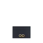 Ferragamo Black Calf Leather Bos Taurus Wallet Ferragamo