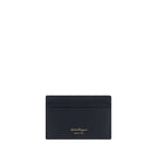Ferragamo Black Calf Leather Bos Taurus Wallet Ferragamo