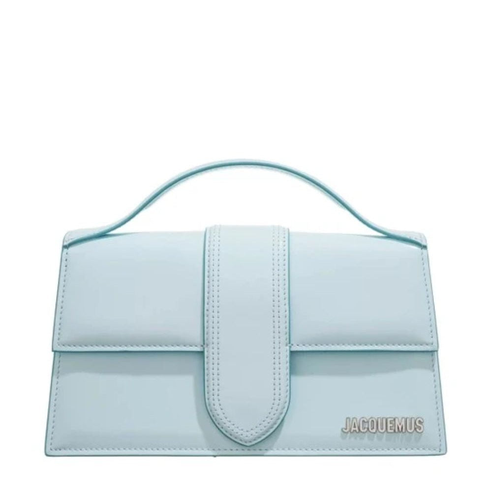 Jacquemus Pale blue Leather Le Grand Bambino Handbag Jacquemus