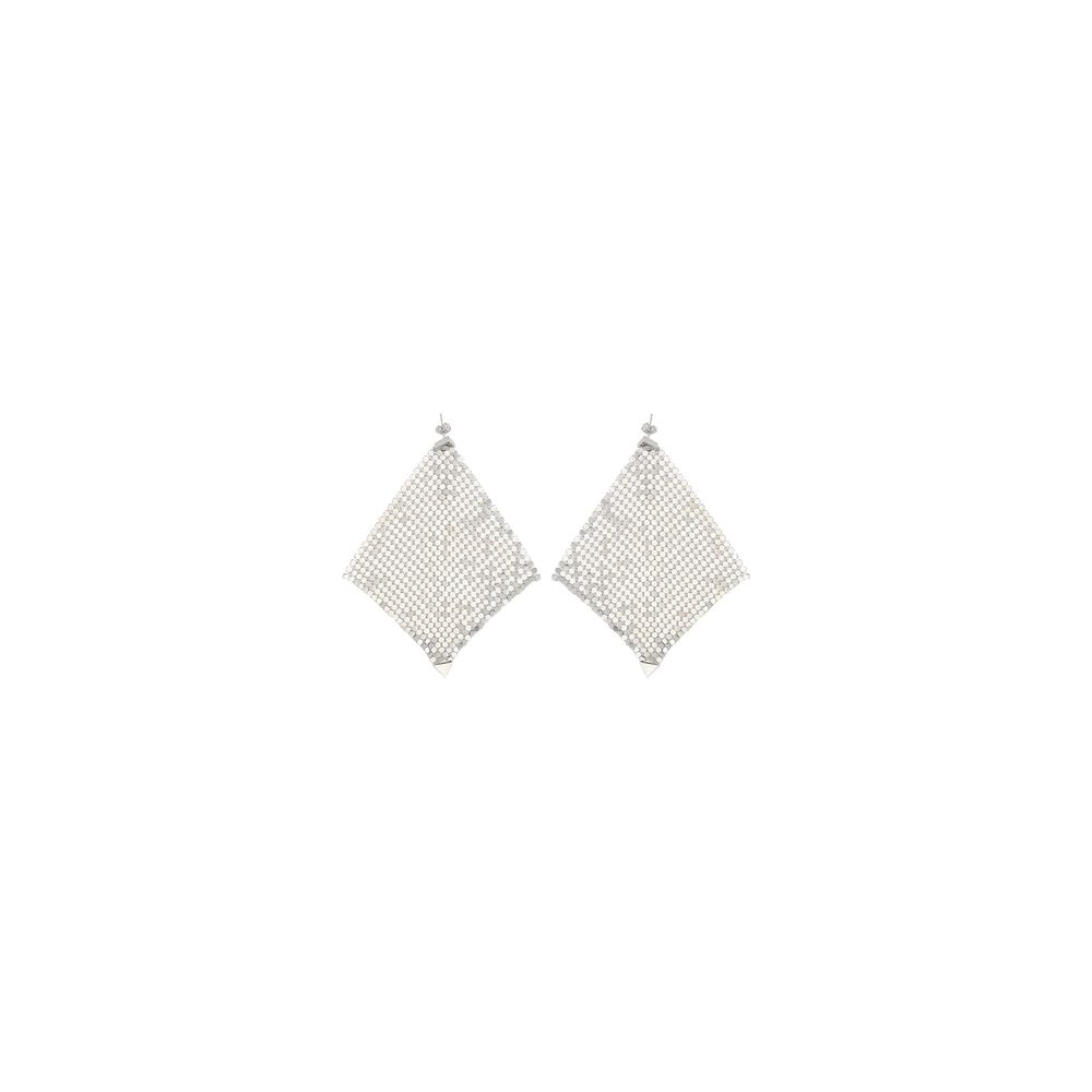 Rabanne Silver Brass Earrings Rabanne