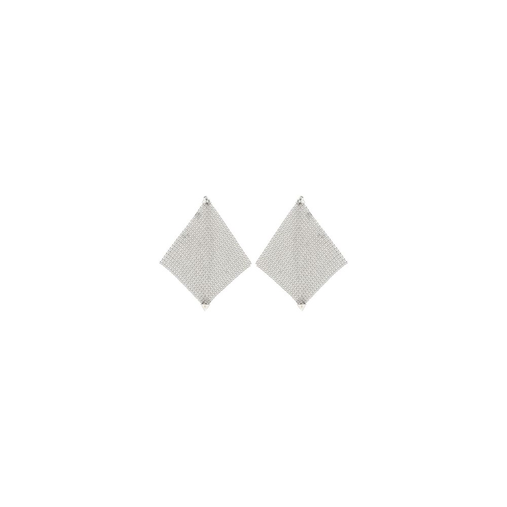 Rabanne Silver Brass Earrings Rabanne