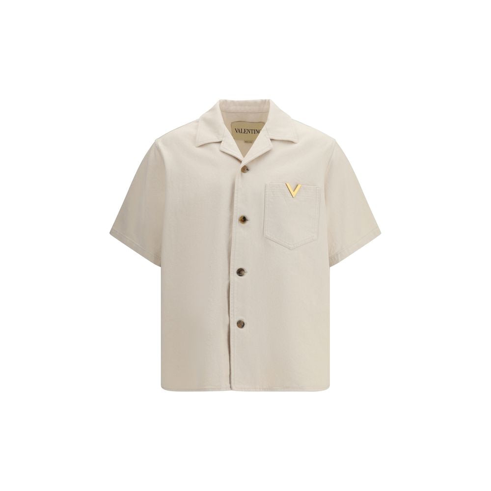 Valentino Garavani Beige Denim Shirt Valentino Garavani