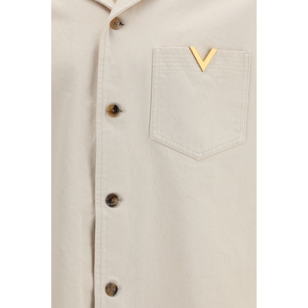 Valentino Garavani Beige Denim Shirt Valentino Garavani