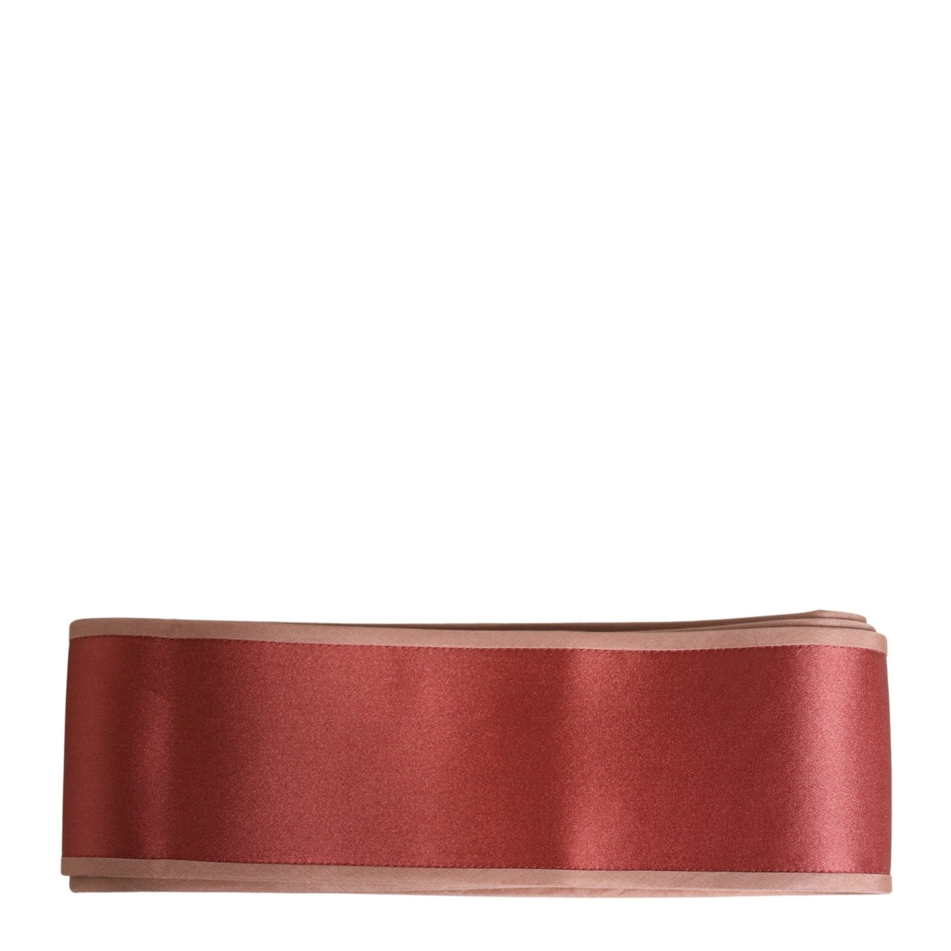 Dolce & Gabbana Pink Silk Satin Waist Women Cintura Belt