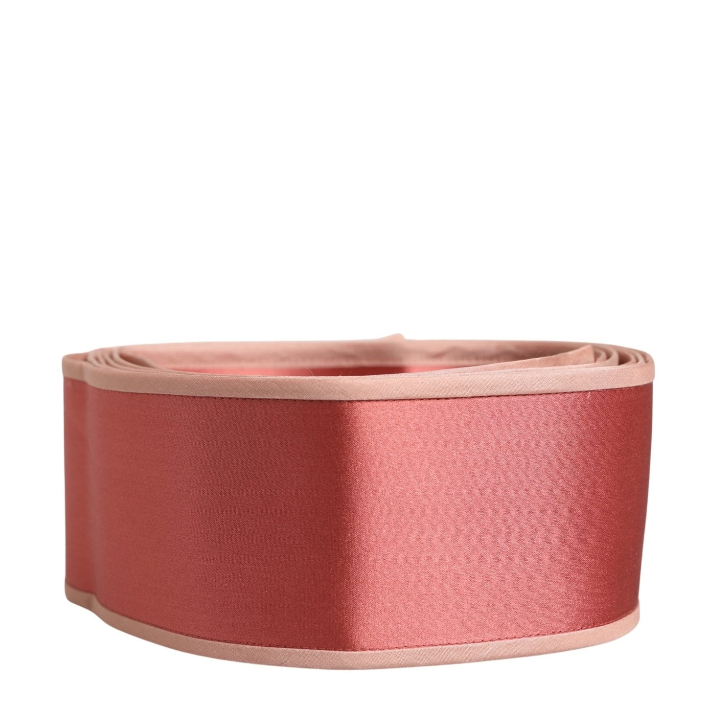 Dolce & Gabbana Pink Silk Satin Waist Women Cintura Belt