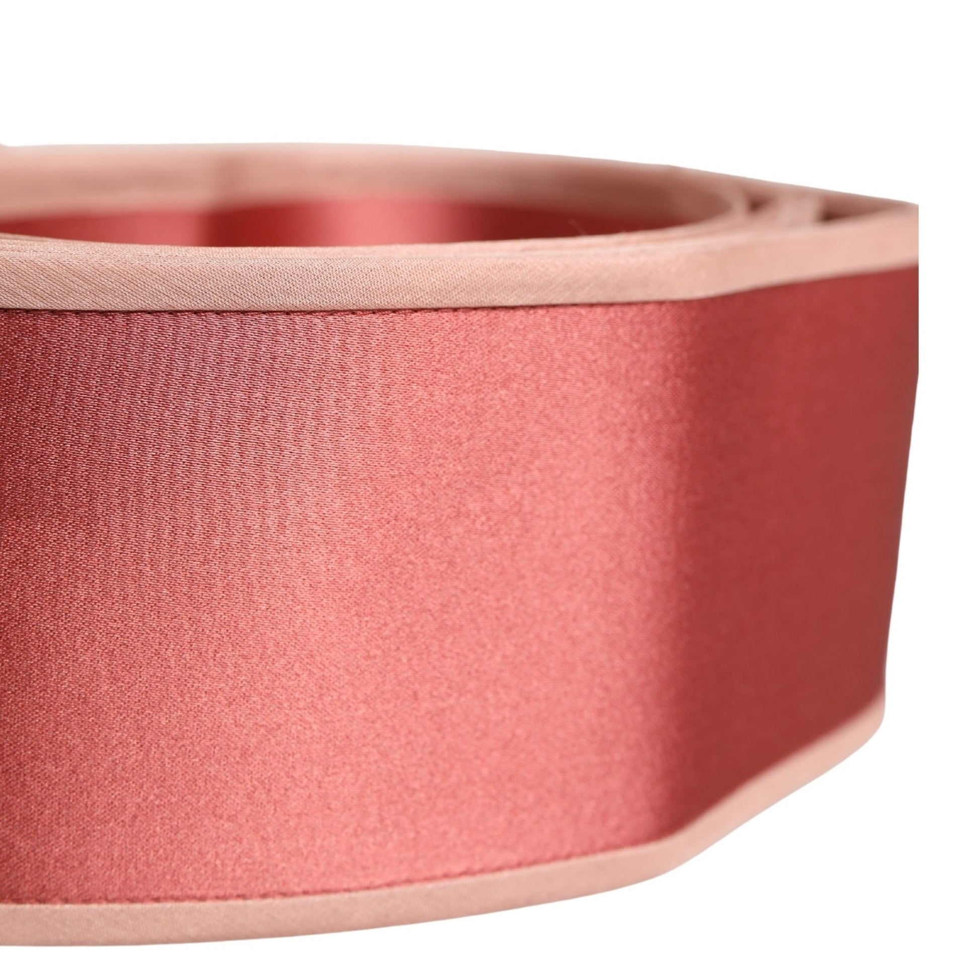 Dolce & Gabbana Pink Silk Satin Waist Women Cintura Belt