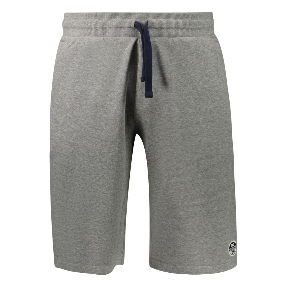 North Sails Grigio Cotton Men's Sweatpant showing a relaxed fit with elastic waistband and casual style in a neutral gray color.