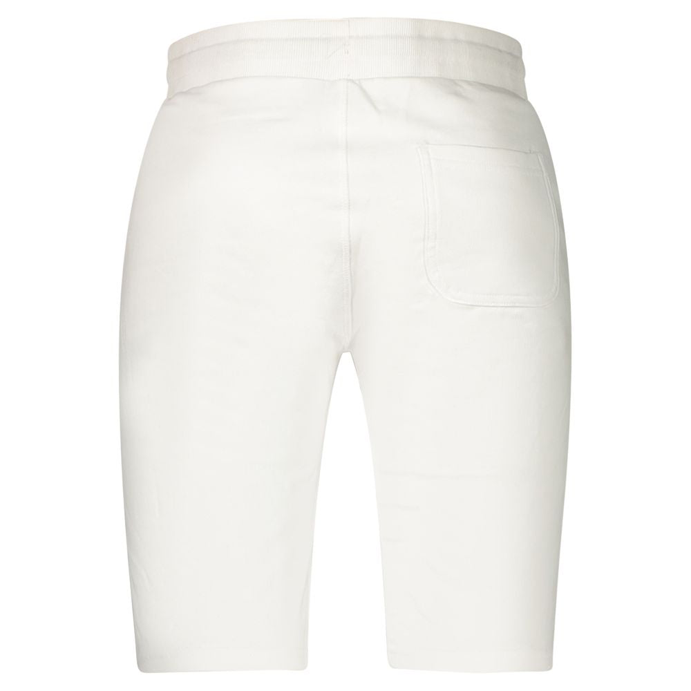 White North Sails men's cotton sweatpant with elastic waistband and relaxed fit, suitable for casual and comfortable wear.