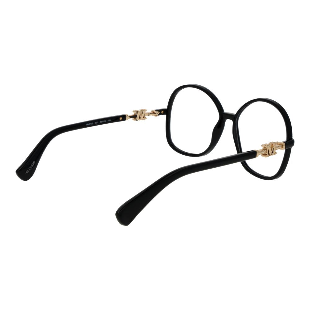 Max Mara Black Plastic Glasses Frames