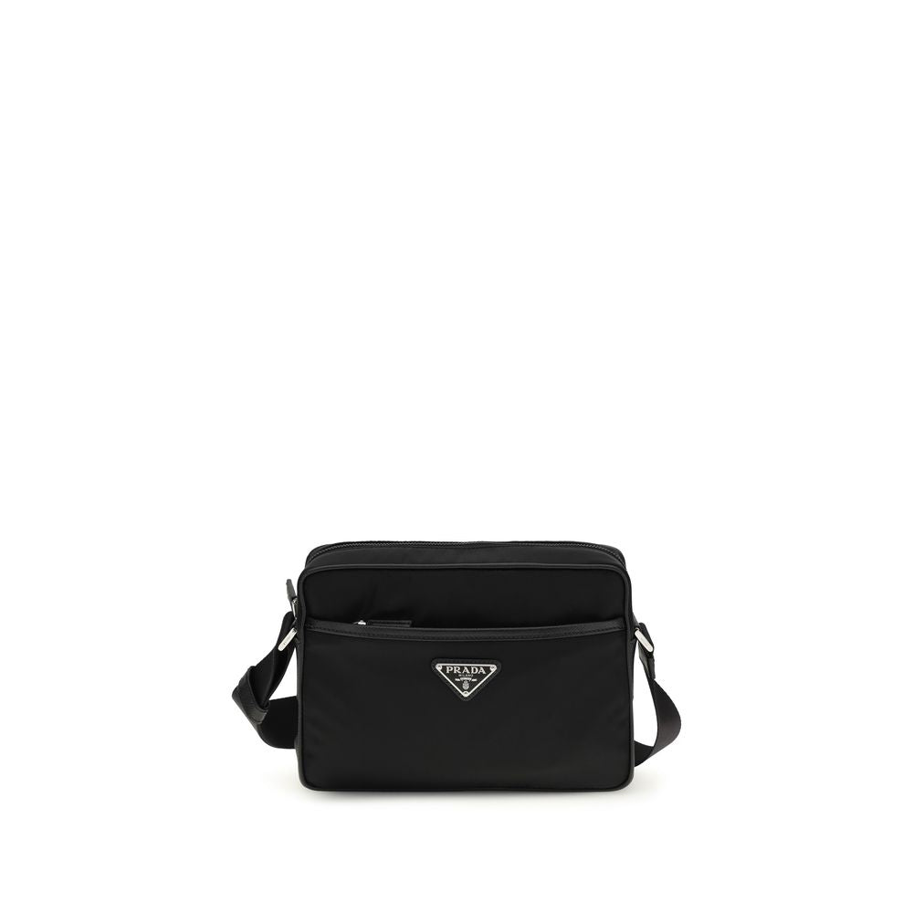 Prada Black Recycled Polyamide Shoulder Bag Prada