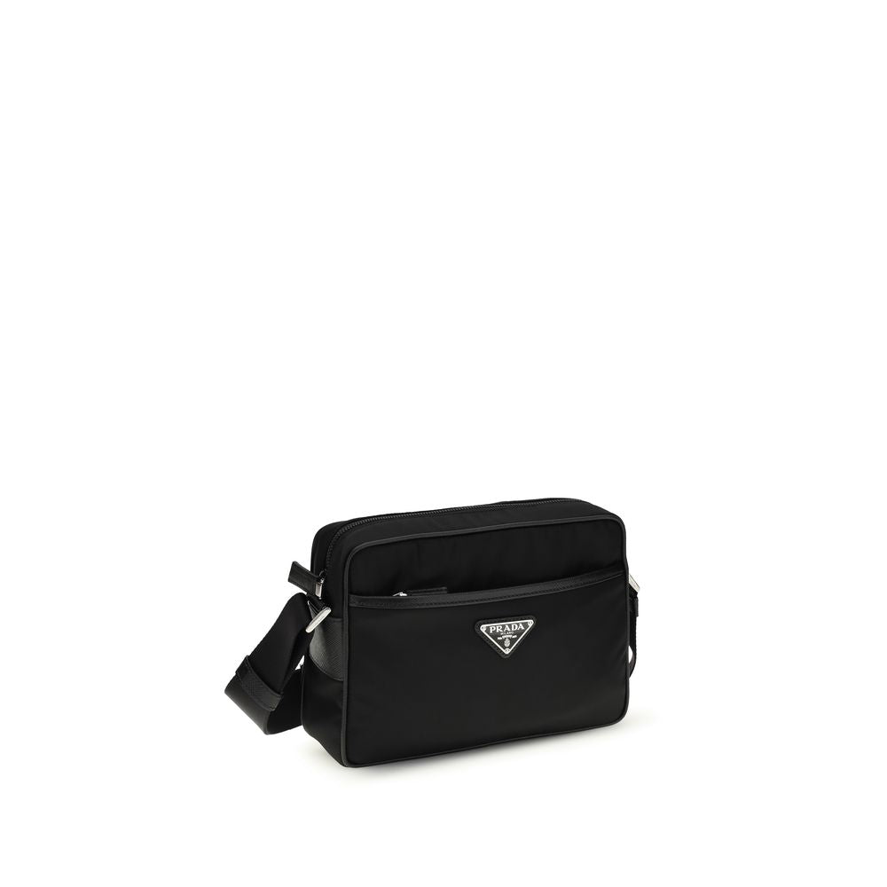 Prada Black Recycled Polyamide Shoulder Bag Prada