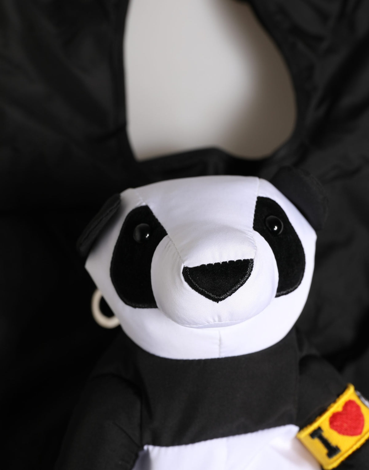 Dolce & Gabbana Men Black Polyester Panda Stuffed Ecobag Bag - Eljoys Fashion 