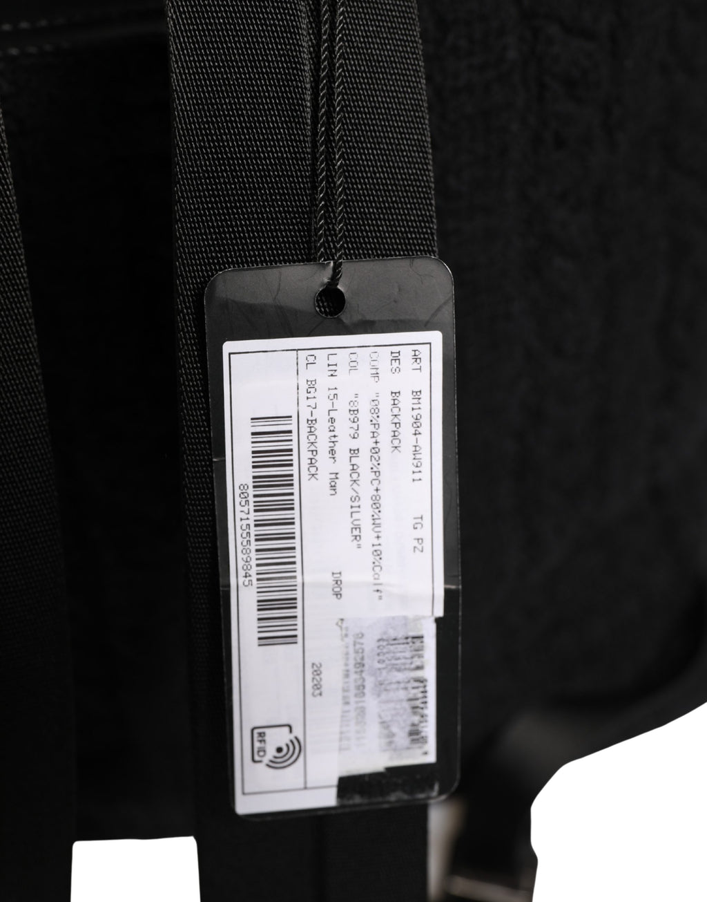 Dolce & Gabbana Black Tricot Wool Blend Duffel Backpack Travel Borse Bag - Eljoys Fashion 