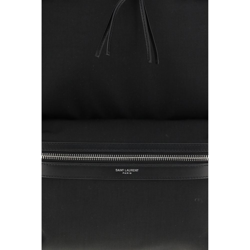 Saint Laurent Black Fabric Backpack Saint Laurent