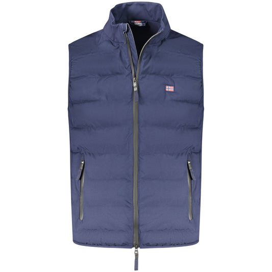 Norway 1963 Blu Polyester Men's Vest Norway 1963
