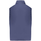 Norway 1963 men's vest in blue polyester, front view showcasing tailored fit and classic design.