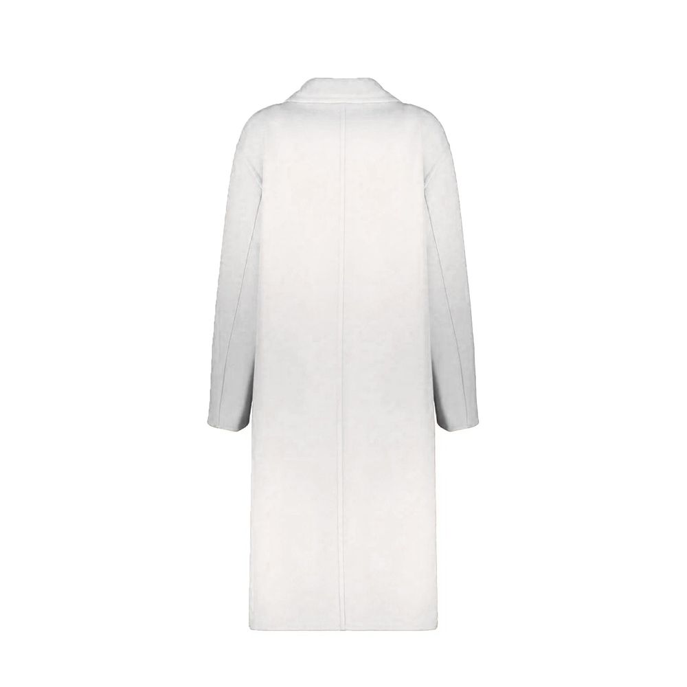 Herno White Wool Coat Herno