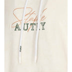 Autry White Cotton Hoodie