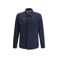 Etro Blue Wool Oves Aries Jacket