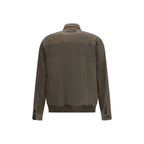 Brioni Bicolor Wool Coat