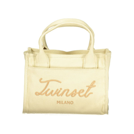 Twinset Beige Cotton Women Handbag Twinset
