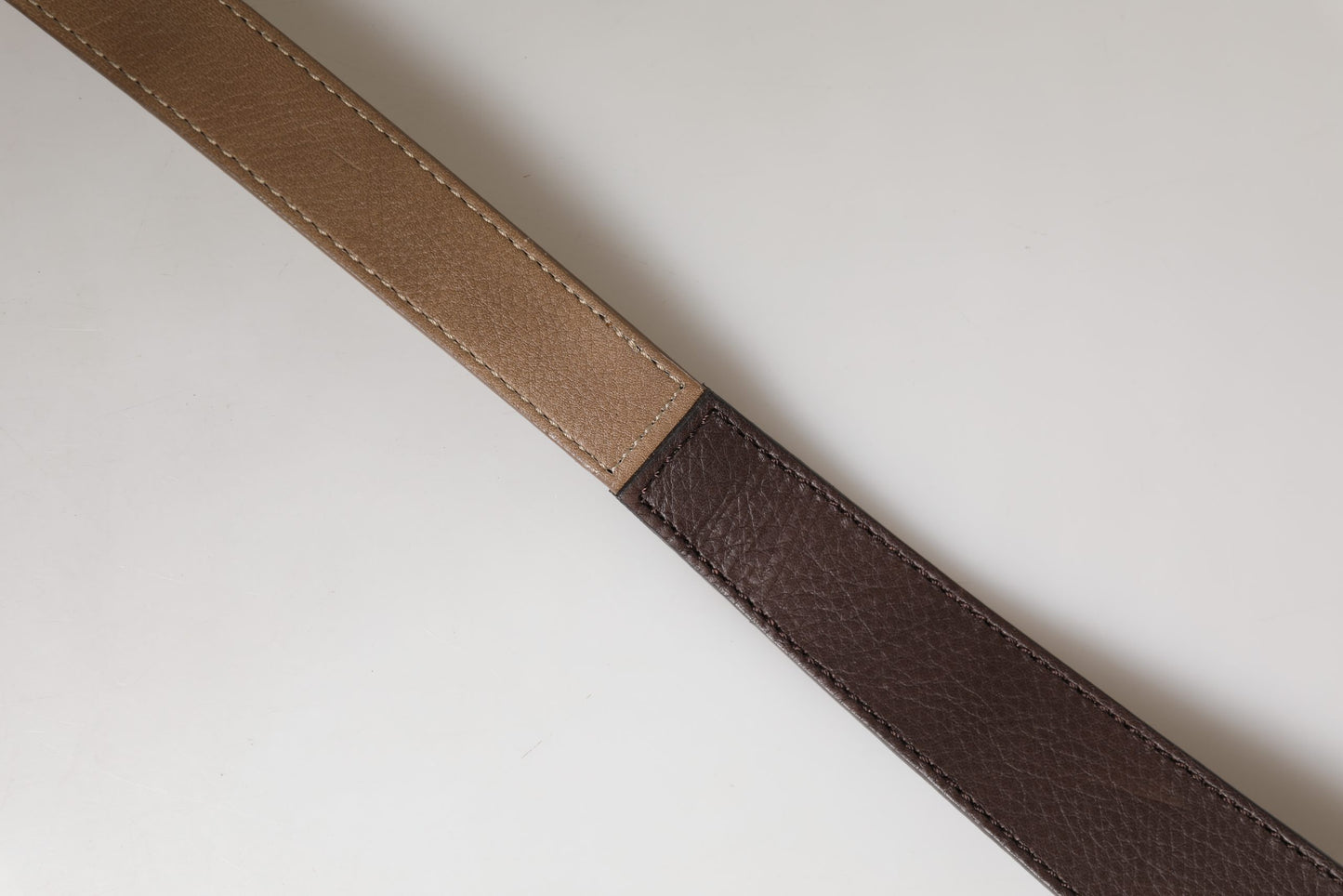 GF Ferre Brown Genuine Leather Logo Wide Waist Women Belt GF Ferre