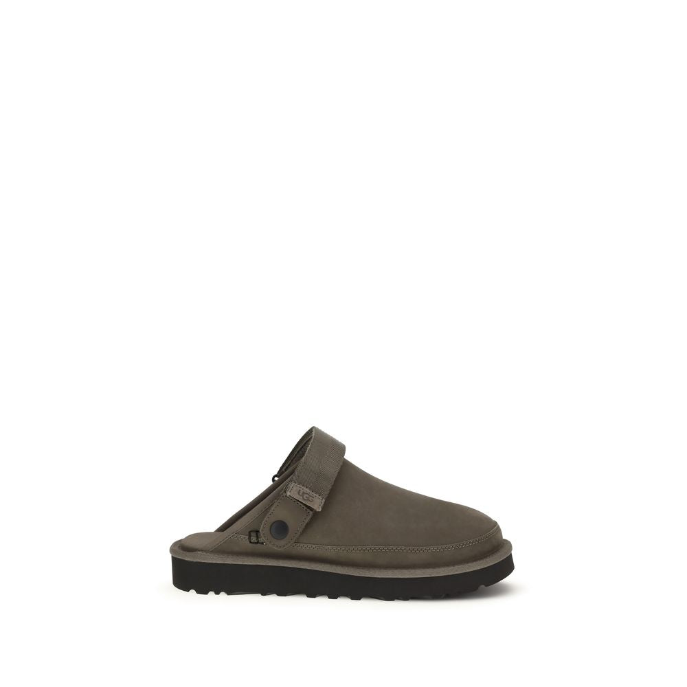 UGG Brown Calf Leather Bos Taurus Mules UGG
