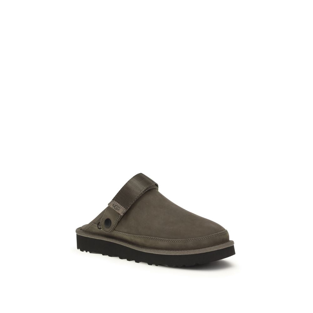 UGG Brown Calf Leather Bos Taurus Mules UGG