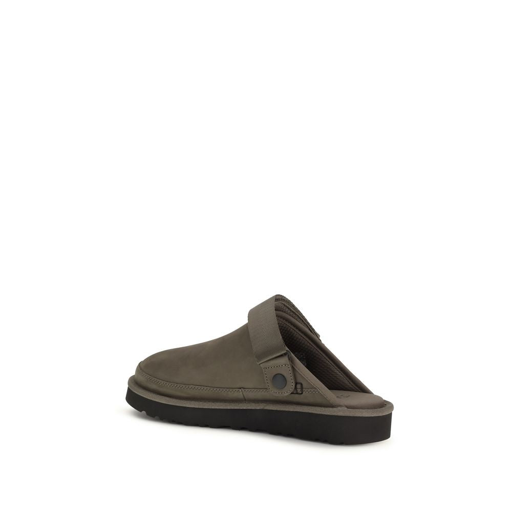 UGG Brown Calf Leather Bos Taurus Mules UGG