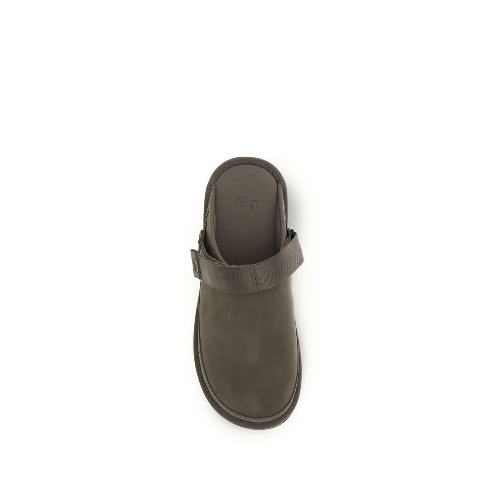 UGG Brown Calf Leather Bos Taurus Mules UGG