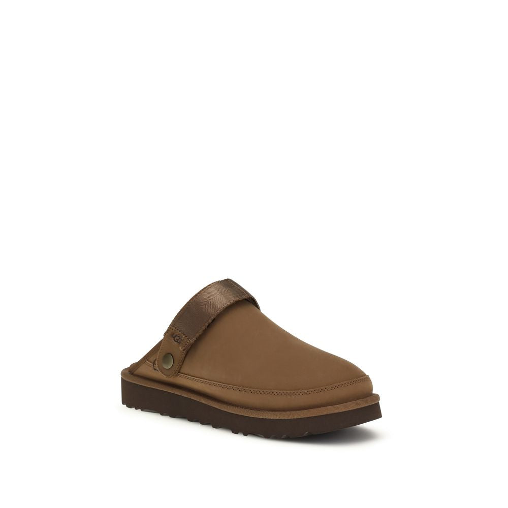 UGG Brown Calf Leather Bos Taurus Mules UGG