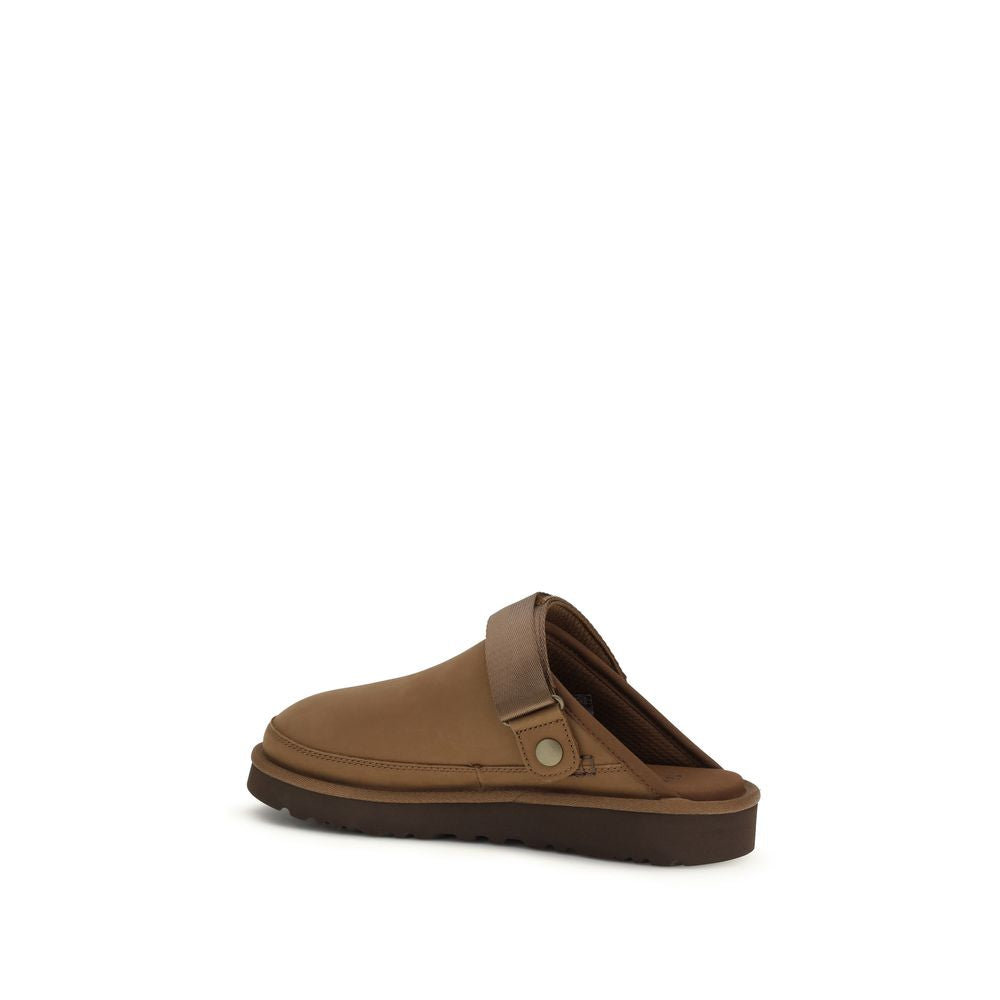 UGG Brown Calf Leather Bos Taurus Mules UGG