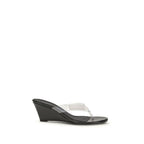 Coperni Black Pvc Flip-Flop Sandals - Eljoys Fashion 