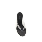 Coperni Black Pvc Flip-Flop Sandals - Eljoys Fashion 