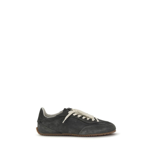 Axel Arigato Gray Calf Leather Bos Taurus Low Top Sneakers Axel Arigato
