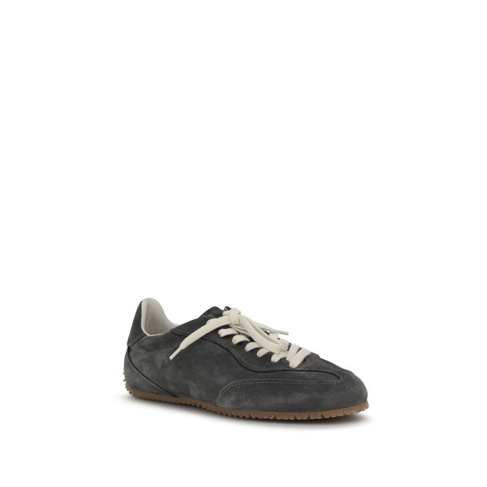 Axel Arigato Gray Calf Leather Bos Taurus Low Top Sneakers Axel Arigato