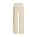 Moncler Beige Cotton Athletic Pants