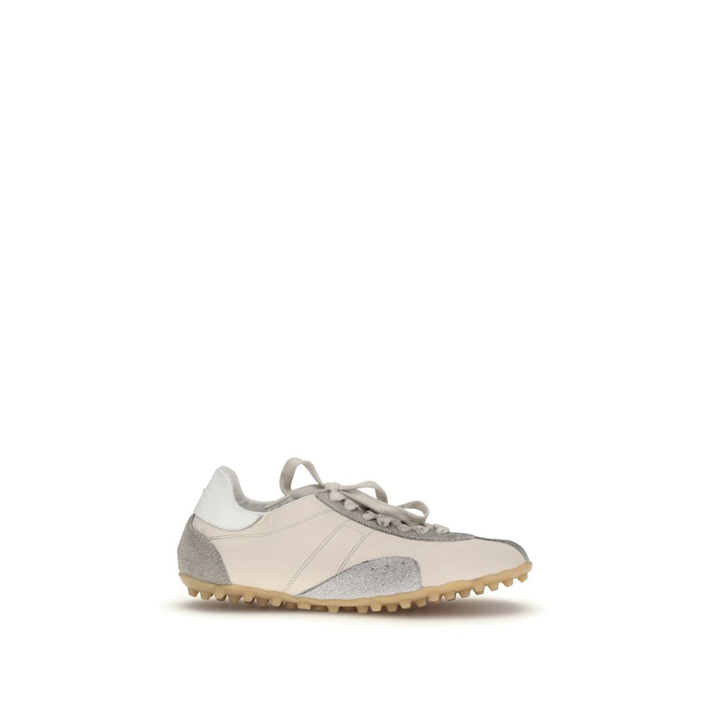 Maison Margiela Beige Goatskin Athletic Sneakers Maison Margiela