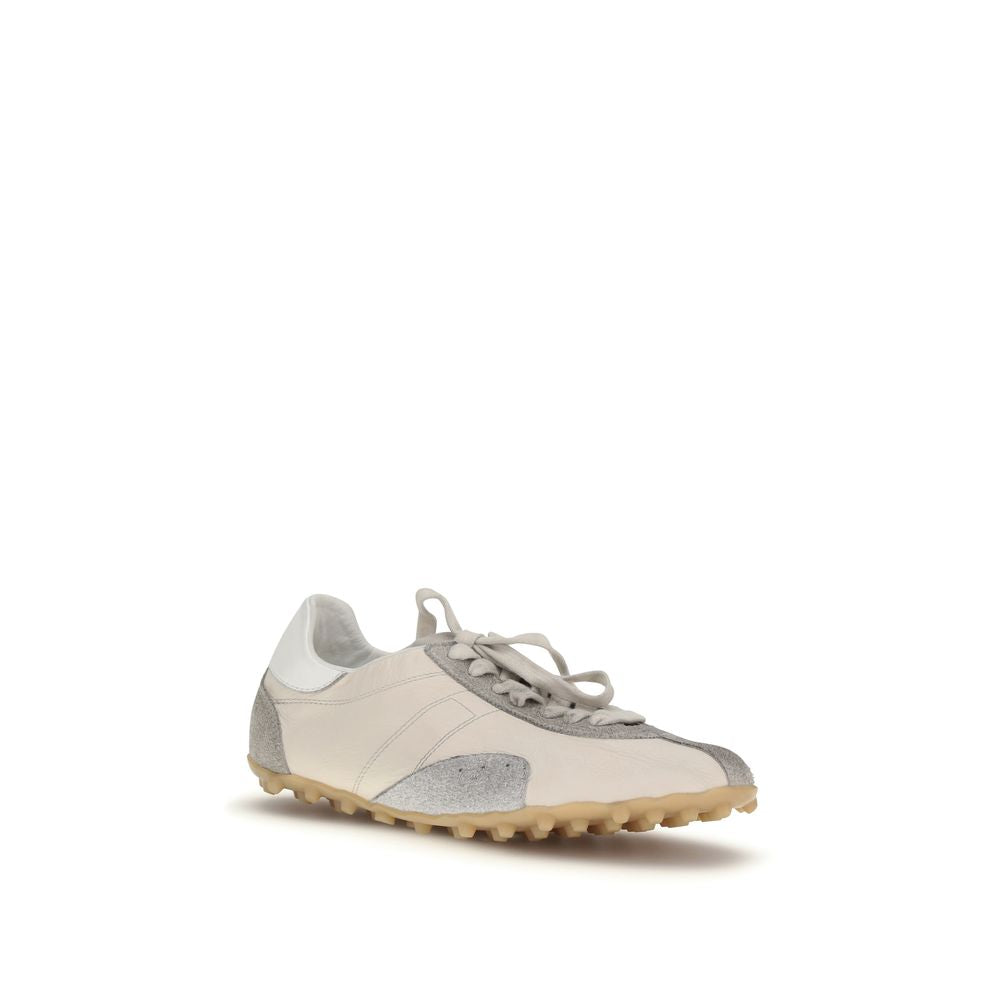 Maison Margiela Beige Goatskin Athletic Sneakers Maison Margiela