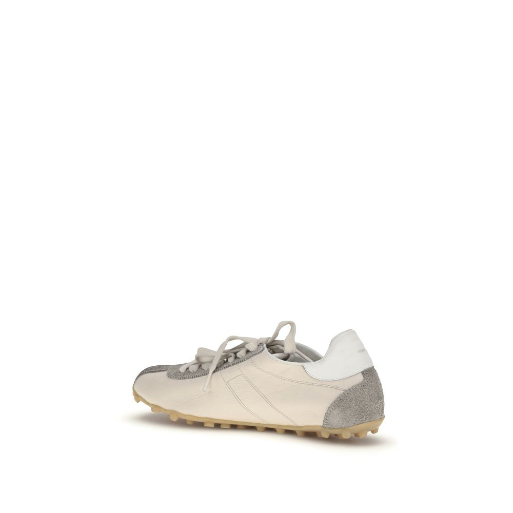Maison Margiela Beige Goatskin Athletic Sneakers Maison Margiela