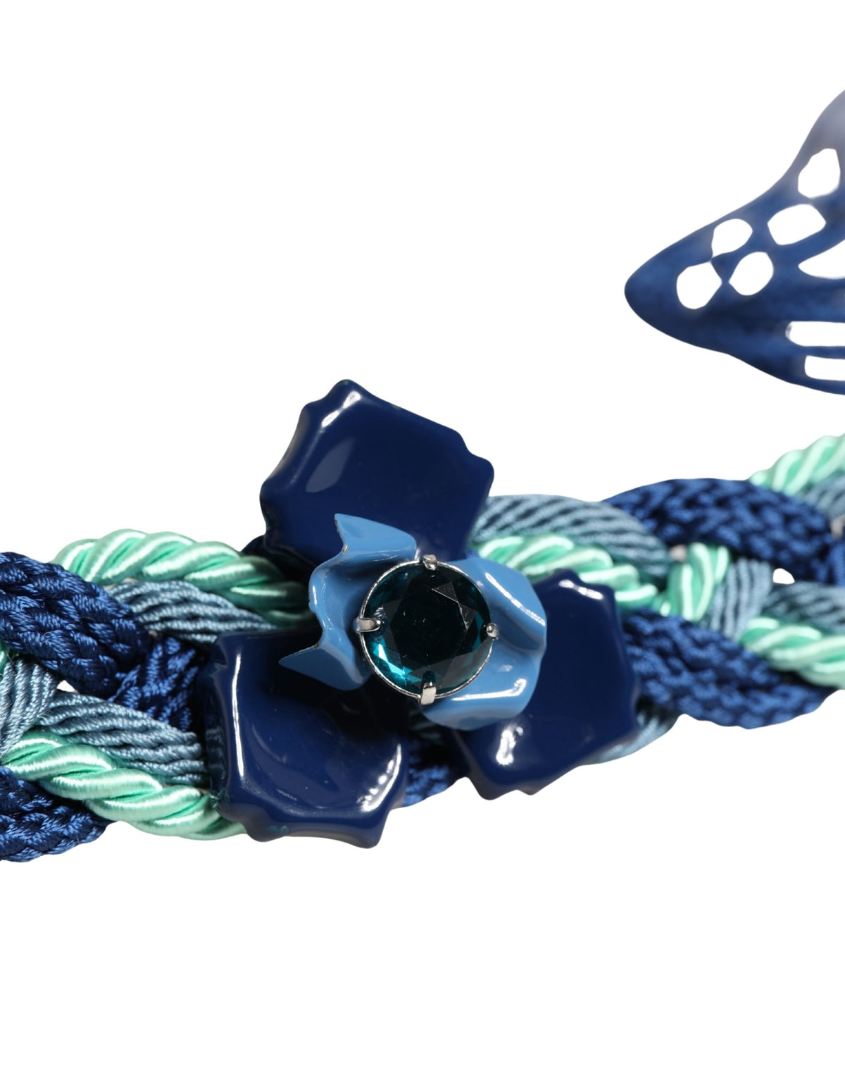 Cavalli Class Multicolor Twisted Rope Chain Buckle Waist Belt - Eljoys Fashion 