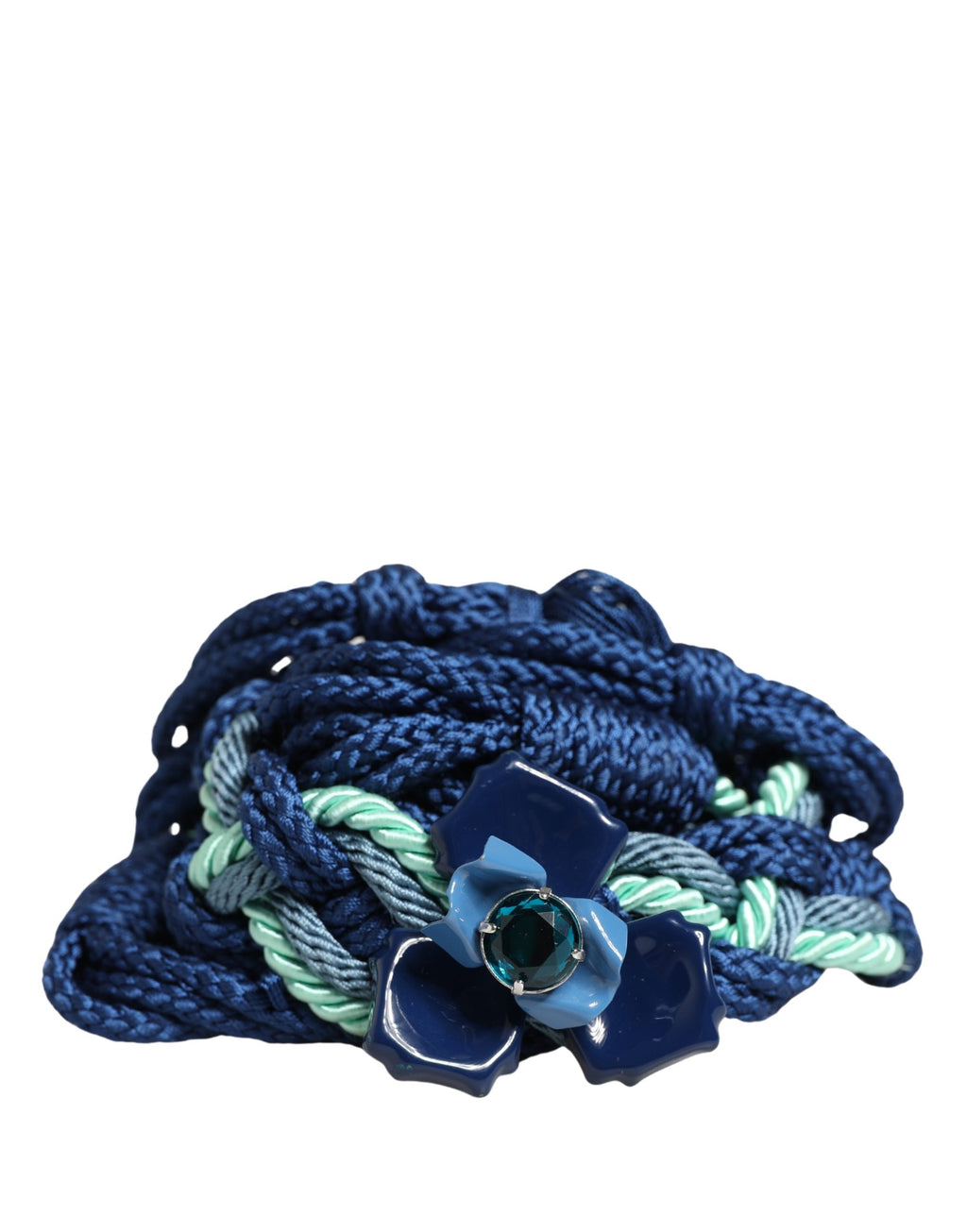 Cavalli Class Multicolor Twisted Rope Chain Buckle Waist Belt - Eljoys Fashion 