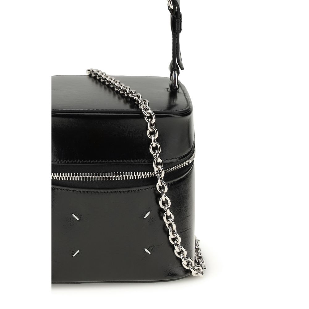Maison Margiela Black Calf Leather Bos Taurus Backet Bag Maison Margiela