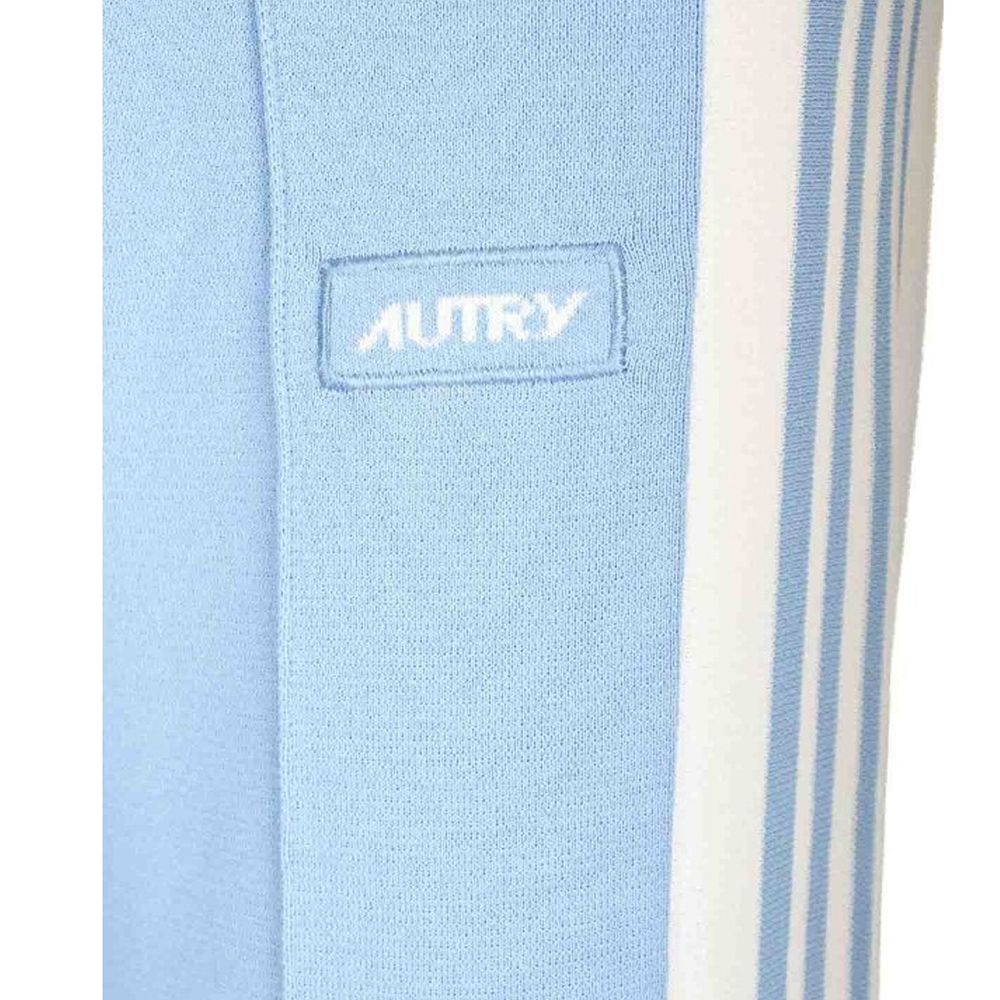 Autry Blue Nylon Athletic Pants