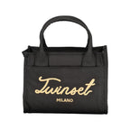 Twinset Black Cotton Women Handbag - Eljoys Fashion 