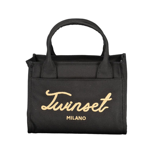 Twinset Black Cotton Women Handbag Twinset