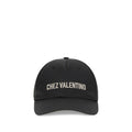 Valentino Garavani Black Cotton Cap Baseball Hat